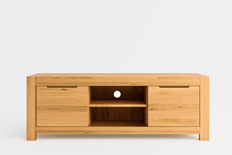 Tammi puusta valmistettu TV-taso Napoli 46