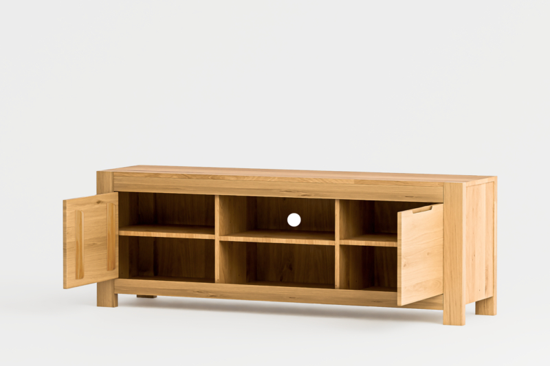 Tammi puusta valmistettu TV-taso Napoli 46