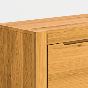 Tammi puusta valmistettu TV-taso Napoli 46