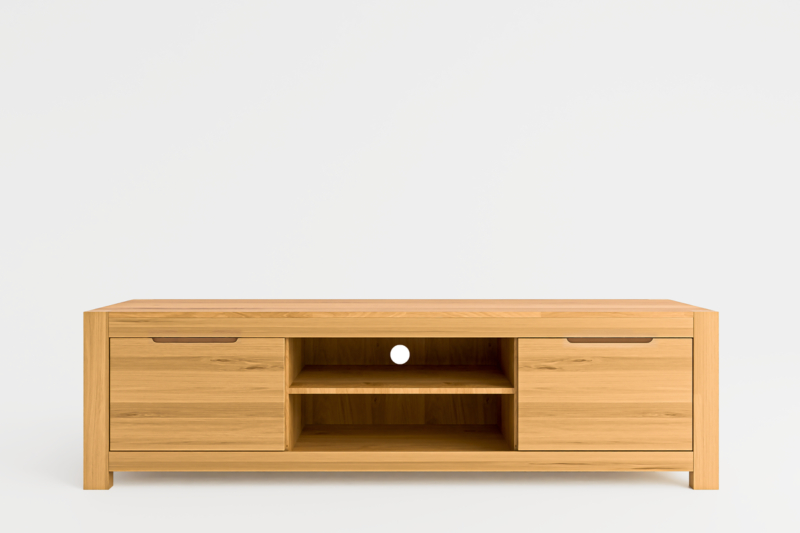 NE-48-_3_ Tammi puusta valmistettu televisioteline Napoli 48