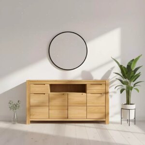 Tammi puusta tehty NAPOLI 15 lipasto