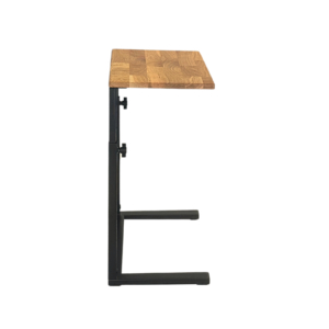 Säädettävä puu- ja metallipöytä