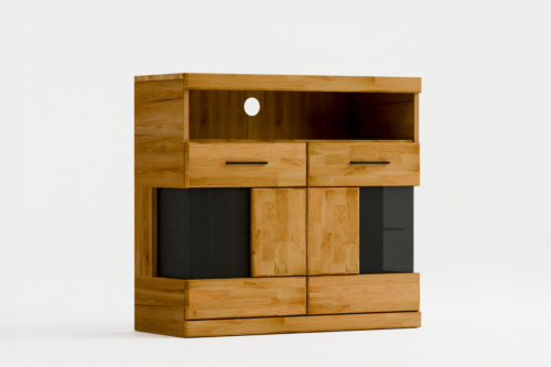 Tammi puusta valmistettu RARO 05 lipasto