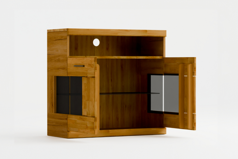 RE-05-_3_ Tammi puusta valmistettu RARO 05 lipasto