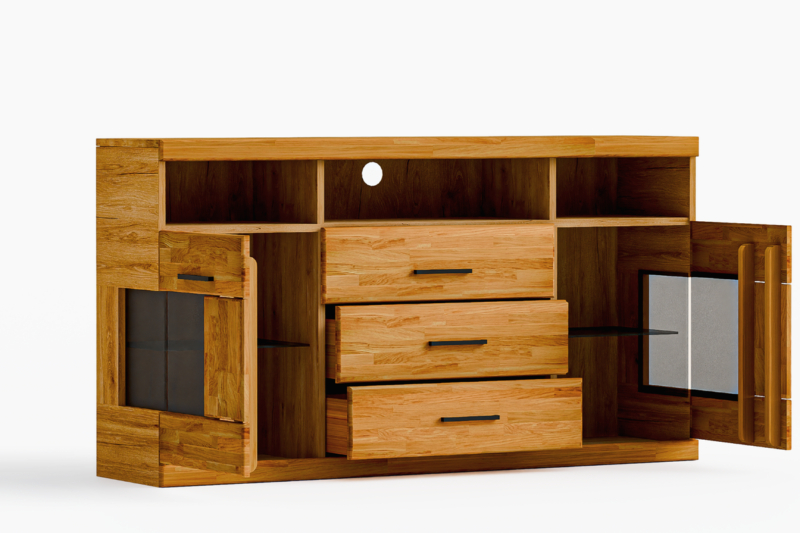 Tammi puusta valmistettu RARO 15 komero