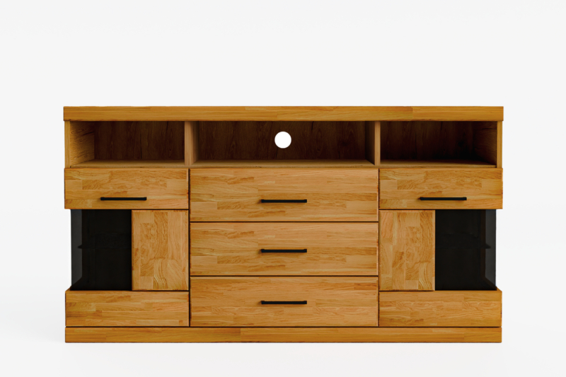 Tammi puusta valmistettu RARO 15 komero