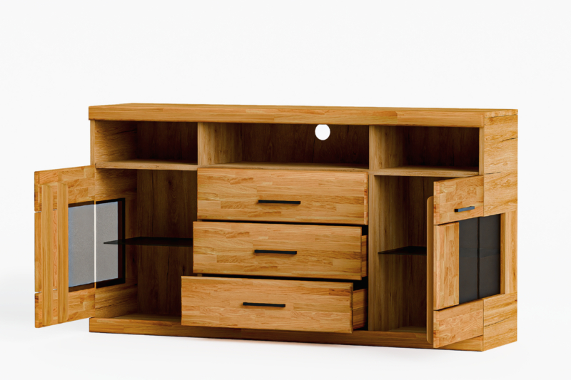 Tammi puusta valmistettu RARO 15 komero