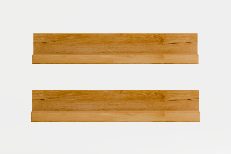 RE-25-_2_ 90 cm tammi puusta hyllystö Raro 25