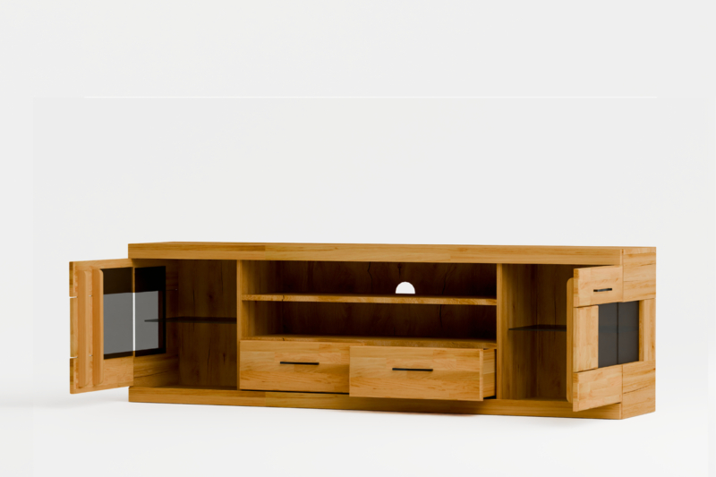 Kanskilyyden tammesta valmistettu TV-taso RARO 48