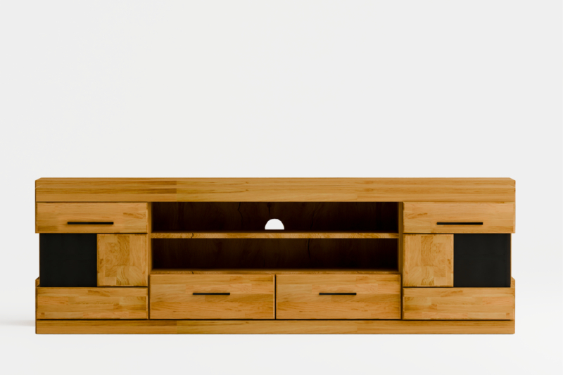 Kanskilyyden tammesta valmistettu TV-taso RARO 48