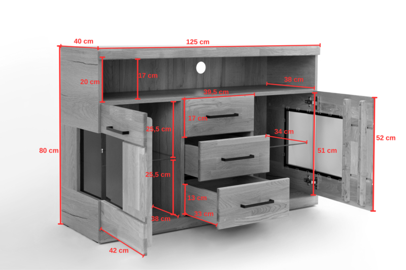 Tammi puinen lipasto RARO 14