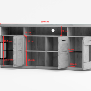 Tammi puusta valmistettu lipasto RARO 20
