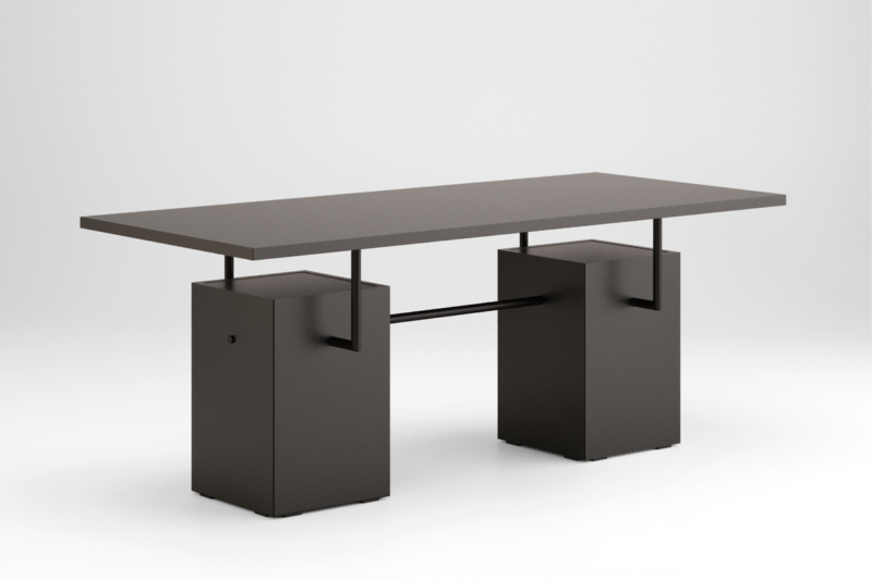 Diivintaso ARROCCO mustalla sormenjälkitiiviillä pinnalla