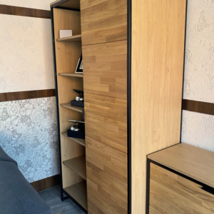 SZAFA-KONGO-05 Tammi puusta kaappi KONGO LOFT 05