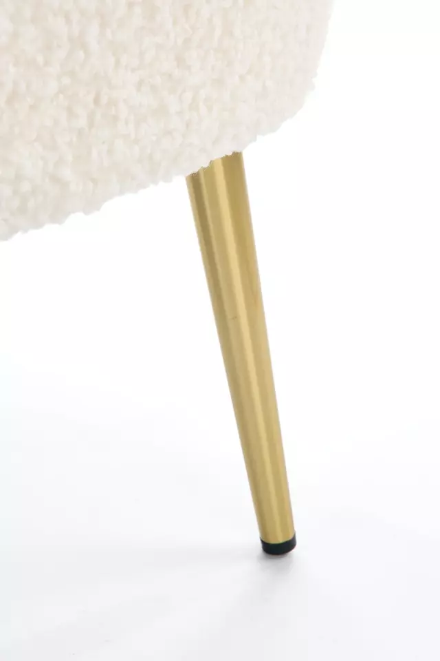 Pehmustettu nojatuoli Soft 01 kultaisilla jaloilla