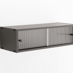 Seinäkappi sauma Arrocco sormenjälkikestävällä lasilla