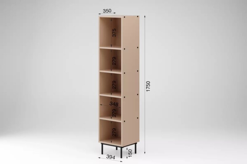 Hylly ARROCCO sormenjälkisuojalla