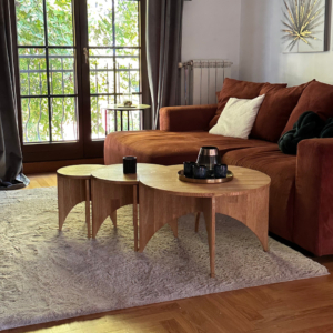 Zestaw-3-stolikow-debowych-do-salonu Tammenpuinen kahvipöytäsetti DIONY