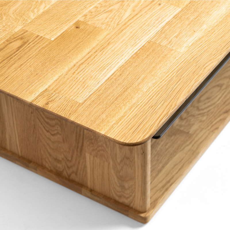 Tammi puusta säädettävä kahvipöytä OAKES