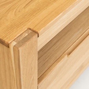 detal-NE-40 Tammi puusta valmistettu TV-taso Napoli 40