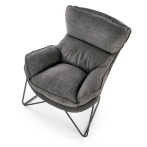 fotel-mono-szary-6 Suunnittelijan nojatuoli Mono harmaa