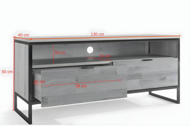 Tammercookisesta TV-teline Kongo LOFT 01