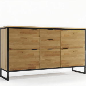 kg-03 Tammi puusta valmistettu KONGO LOFT 03 komero