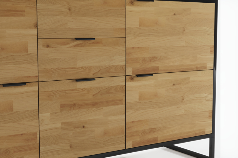 kg-03-_3_ Tammi puusta valmistettu KONGO LOFT 03 komero