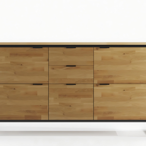 kg-03-_6_ Tammi puusta valmistettu KONGO LOFT 03 komero