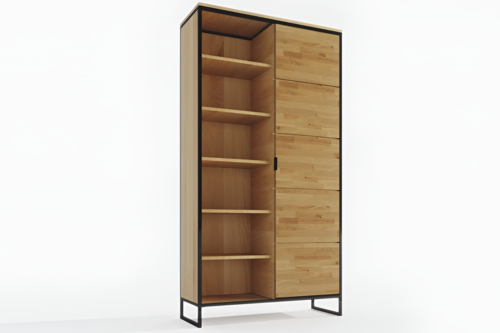 Tammi puusta kaappi KONGO LOFT 05