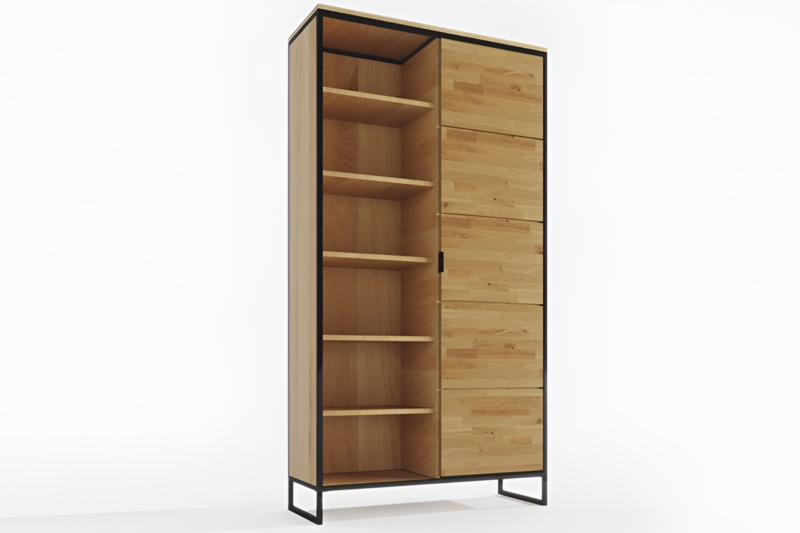 kg-05 Tammi puusta kaappi KONGO LOFT 05