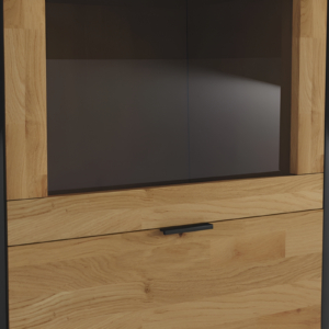 kg-06-_4_ Tamminen vitriinikaappi KONGO LOFT 06