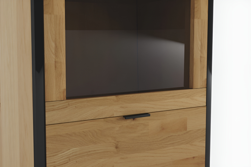 kg-06-_4_ Tamminen vitriinikaappi KONGO LOFT 06