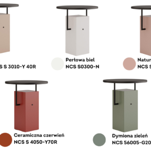 AROCCO-sohvapöytä mustalla sormenjälkiä estävällä pinnalla