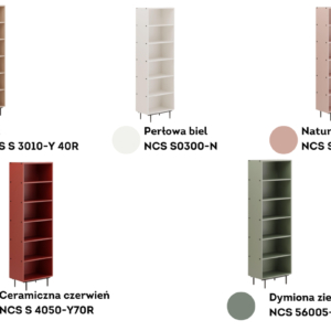 Lai hylly AROCCO mustan sormenjälkiä kestävän viimeistelyn kanssa