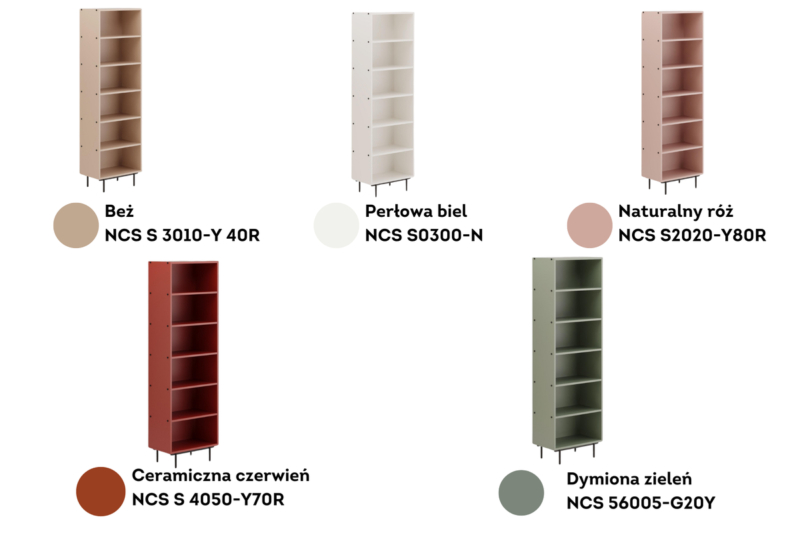 Lai hylly AROCCO mustan sormenjälkiä kestävän viimeistelyn kanssa