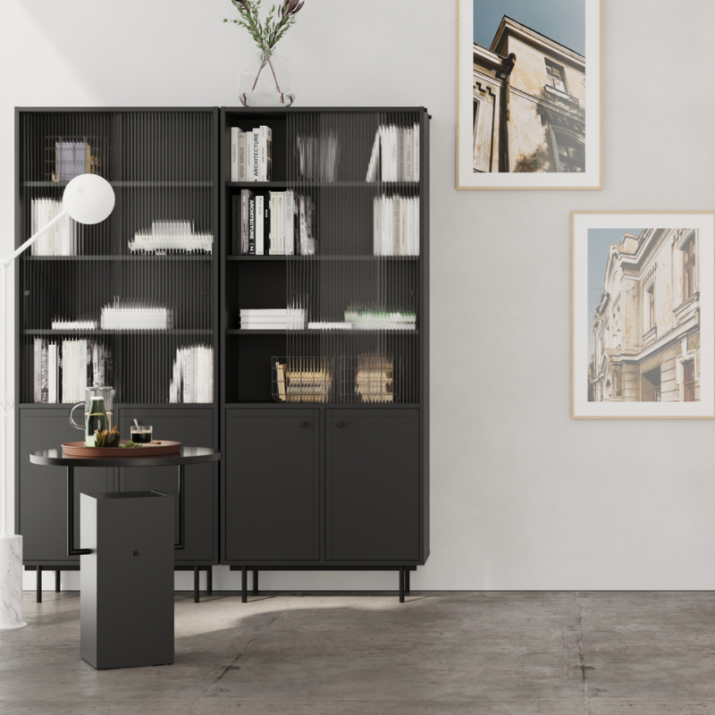 AROCCO-sohvapöytä mustalla sormenjälkiä estävällä pinnalla