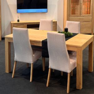 napoli-stol Pidennettävä tammeen tehty ruokapöytä NAPOLI