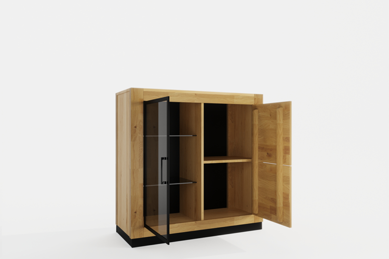 Tammi puusta valmistettu NEOMI 02 lipasto