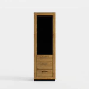 Tammi-puusta vitriinikaappi NEOMI 05