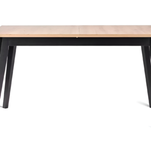 Laajennettava ruokapöytä AFRO mustilla jaloilla