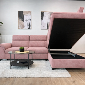 Sohvasänky Montana vaaleanpunainen - Oikea, muu väri