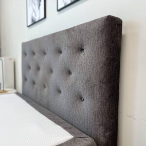 Kontinentaalisänky Melinda Basic - 90x200, Harmaa