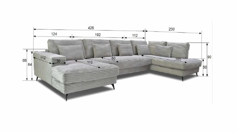 Kulmasohva California XL - Oikea, Muu