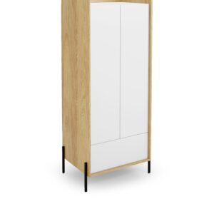 MOBIUS-kaappi 2D väri: hikora tammi/alppiviimeistely valkoinen
