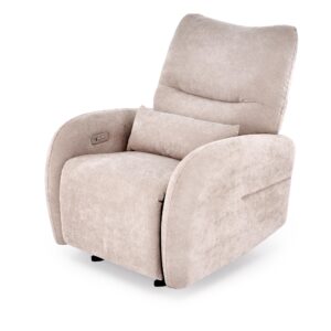 SAXON sähköinen rauhoittava tuoli keinutukella, beige