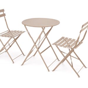 5905248140387_1 LIVORNO aia komplekt (laud+2 tooli), kaputsiinotoon