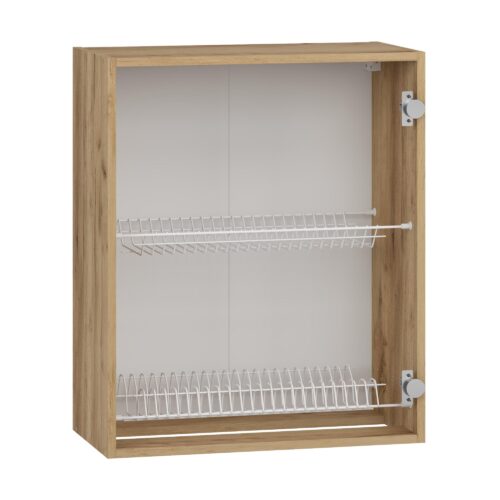 VENTO GC-60/82 karkass, yläkaappi astiankuivaajalla käsityö tammea.