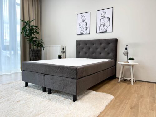 Kontinentaalisänky Melinda Basic harmaa - 90x200