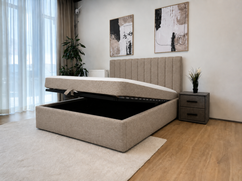 Kontinentaalisänky Visco Lux Harmaa 200x200